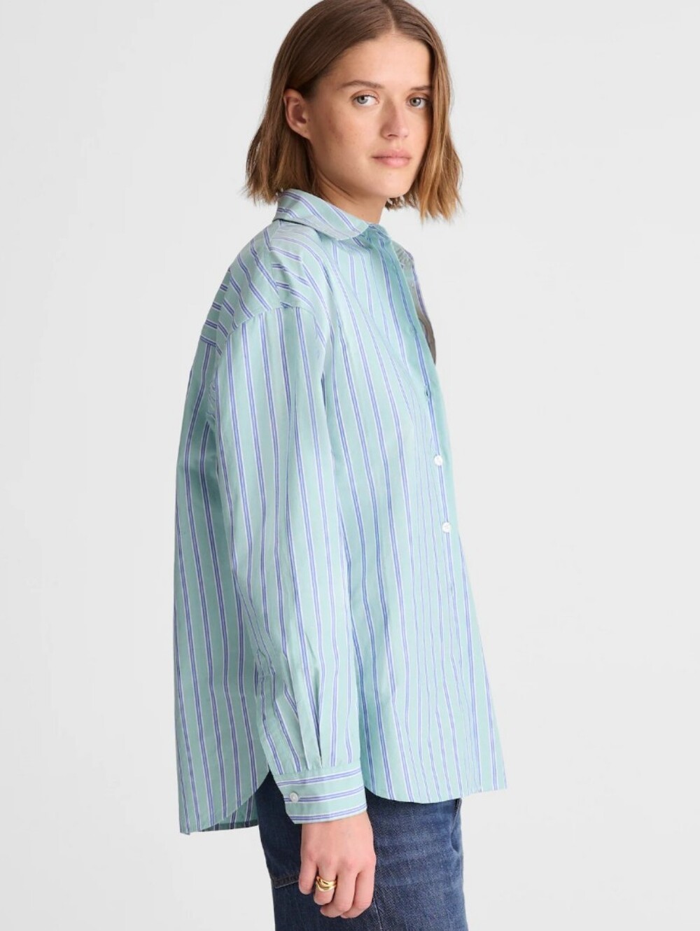Madewell The Easy Shirt in Poplin NY392 NEW! Size 3X - Picture 2 of 8